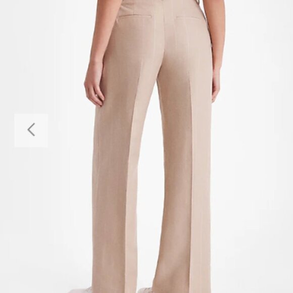 NWT Express Editor Mid Rise Metallic Stripe Trouser Pant - Picture 4 of 4